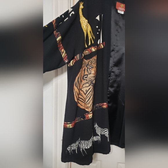 Fully Lined Cotton Trapeze Jacket - Black - 2x (Runs Large) - Picture 4 of 8